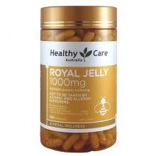 【特价】【26年5月】Healthy care 蜂皇浆蜂王浆胶囊 365粒 Healthy Care Royal Jelly 1000mg 365c