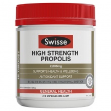 Swisse 高浓度蜂胶胶囊 2000mg Ultiboost High Strength Propolis 210c
