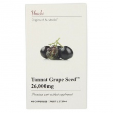【特价】【26年5月】Unichi 葡萄籽 Unichi Tannat Grape Seed 60 Capsules