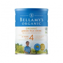【盖子易碎建议加泡泡纸或者气柱】Bellamy s Organic Junior Milk Drink Step 4 800g 贝拉米四段 B4