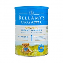 【盖子易碎建议加泡泡纸或者气柱】Bellamy s Organic Infant Formula Step 1 800g 贝拉米一段 B1