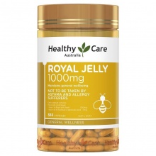 【特价】【26年5月】Healthy care 蜂皇浆蜂王浆胶囊 365粒 Healthy Care Royal Jelly 1000mg 365c