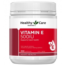 Healthy Care Vitamin E 500IU 维生素E 200 Capsules